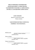 Prakses atskaite 'Vairumtirdzniecības uzņēmuma darbības pilnveidošana', 1.