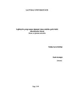 Referāts 'Izglītojoša programma ģimenei viena mācību gada laikā sākumskolas klasei', 1.
