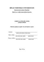 Prakses atskaite 'Nelaimes gadījumu aspekti LR un Valmieras rajonā', 1.