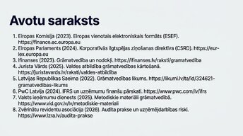 Prezentācija 'Grāmatvedības uzskaites regulējums Eiropas Savienībā', 12.