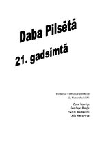 Referāts 'Daba pilsētā 21.gadsimtā', 1.