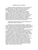 Eseja 'Modernisma laiks un literatūra', 1.