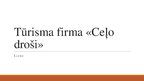 Prezentācija 'Tūrisma firma', 1.