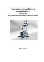 Konspekts 'Otrais vingrinājumu kopums fitnesā uz trenažieriem sievietēm', 1.