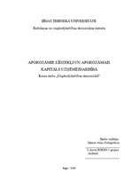 Referāts 'Apgrozāmie līdzekļi un apgrozāmais kapitāls uzņēmējdarbībā', 1.