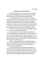 Eseja 'Pirjo Hassinen "Kuninkaan puisto" ', 1.