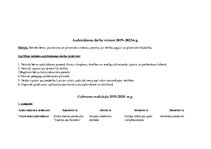 Konspekts 'Audzināšanas darba plāns', 2.