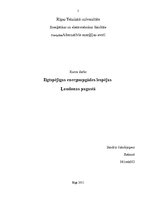 Referāts 'Alternatīvie enerģijas avoti. Ilgtspējīgas energoapgādes iespējas', 1.