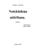 Referāts 'Notekūdeņu attīrīšana', 1.