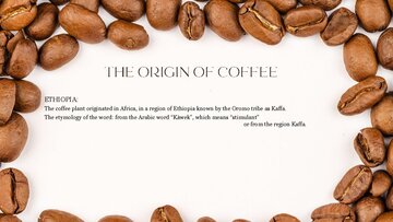 Konspekts 'THE ORIGIN OF COFFEE', 1.