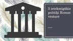 Prezentācija 'Trīs ietekmīgākie politiķi Romas vēsturē', 1.