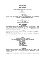 Paraugs 'Curriculum Vitae', 1.