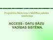 Prezentācija 'MS Access - datu bāzu vadības sistēma', 2.