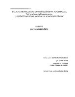 Referāts 'Sociālais budžets', 1.