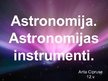 Prezentācija 'Astronomija, tās instrumenti', 1.