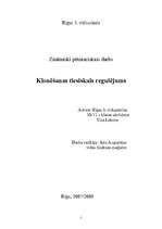 Referāts 'Klonēšanas tiesiskais regulējums', 1.