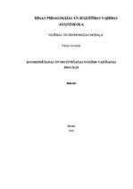 Referāts 'Koordinēšanas un motivēšanas nozīme vadīšanas procesā', 1.