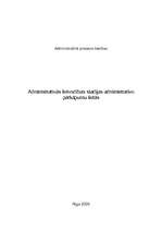 Referāts 'Administratīvās lietvedības stadijas administratīvo pārkāpumu lietās', 1.