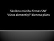 Prezentācija 'Skolēnu mācību firmas biznesa plāns', 1.