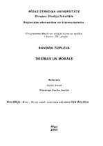 Referāts 'Tiesības un morāle', 1.