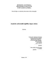 Referāts 'Jauniešu neformālā izglītība ārpus skolas', 1.