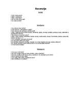 Konspekts 'Recenzija', 1.