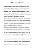Referāts 'Myth, Legend and Nostalgia', 1.