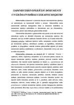 Konspekts 'Saimniecisko operāciju dokumenti un grāmatvedības uzskaites reģistri', 1.