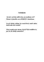 Konspekts 'Vai Tu esi Dieva bērns vai Dieva bārenis?', 6.