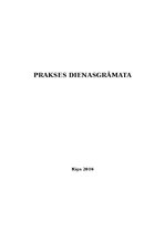 Prakses atskaite 'Prakses dienasgrāmata par praksi slimnīcā', 1.