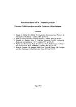 Eseja 'Politisko partiju organizācija. Partijas un vēlēšanu kampaņa', 1.