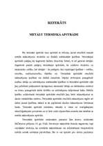 Referāts 'Metālu termiskā apstrāde', 1.