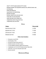 Konspekts 'Comparison of Two Hotels', 4.