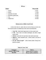 Konspekts 'Comparison of Two Hotels', 9.