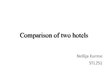 Konspekts 'Comparison of Two Hotels', 13.