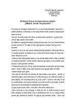 Eseja 'Kristīnes Luīzes Avotiņas gleznu izstāde "Meklēt. Atrast. Nepazaudēt"', 1.