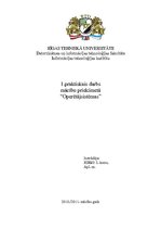 Paraugs 'Pirmais praktiskais darbs priekšmetā "Operētājsistēmās"', 1.