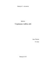Referāts 'Uzņēmuma vadības stili', 1.