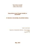 Konspekts 'Demokrātija kā politiskā sistēma', 1.