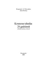 Referāts 'Kosmosa tehnika 20.gadsimtā', 1.