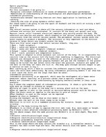 Eseja 'Sports Psychology', 1.