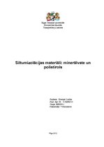 Referāts 'Siltumizolācijas materiālu salīdzinājums: minerālvate un polistirols', 1.