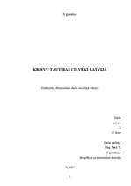Referāts 'Krievu tautības iedzīvotāji Latvijā', 1.