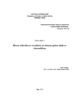 Referāts 'Bērnu attiecības ar vecākiem sākumskolas vecumā', 1.