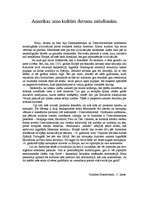 Eseja 'Amerikas seno kultūru devums mūsdienām', 1.