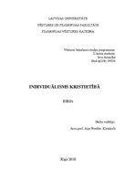 Eseja 'Individuālisms kristietībā', 1.