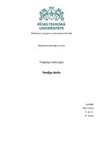 Paraugs 'Vispārīgā metroloģija - studiju darbs', 1.