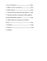 Referāts 'Televīzijas loma vērtību socializācijā bērniem', 13.