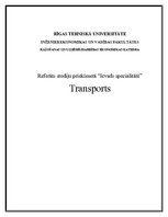 Referāts 'Transports Latvijā', 1.