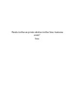 Eseja 'Paražu tiesības un pirmās rakstītās tiesības Seno Austrumu zemēs', 1.